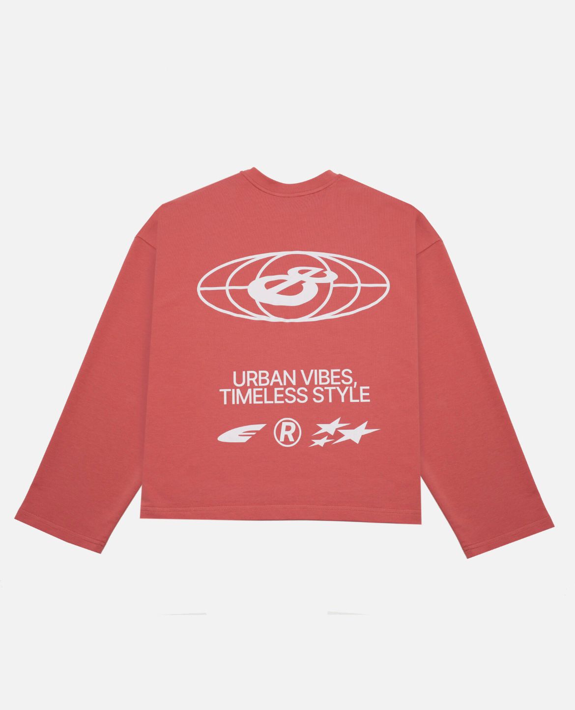 Coral Graphic Sweatshirt Urban Vibes | Digora & Fitch