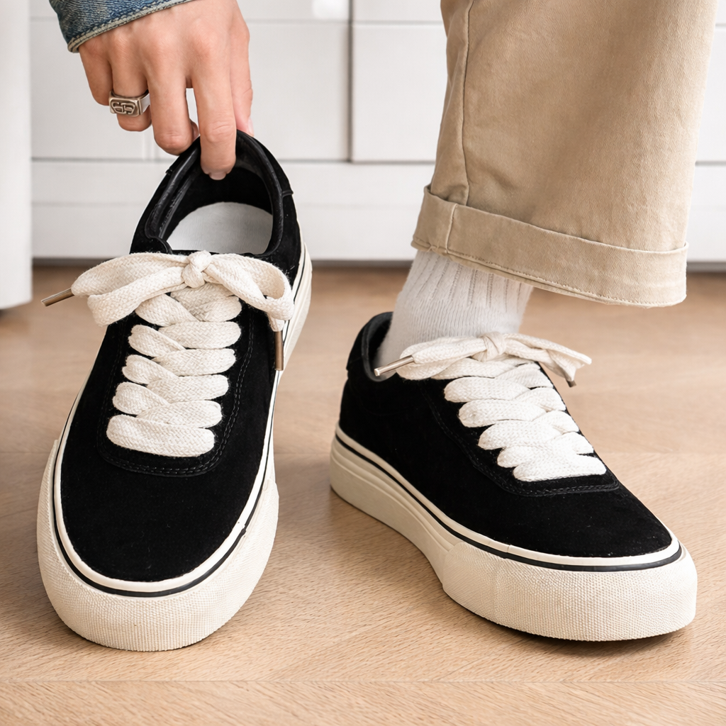 Black Canvas Sneakers Premium Comfort | Digora e Fitch