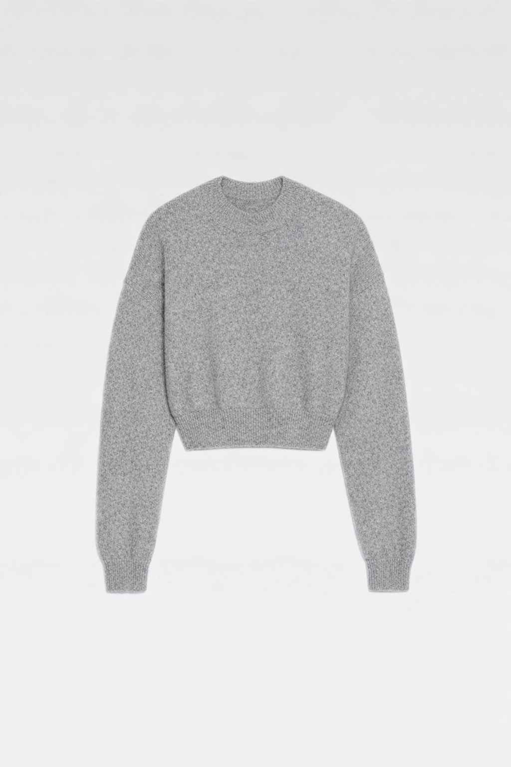 Cropped Knit Sweater for Women | Minimalist Luxury Fashion